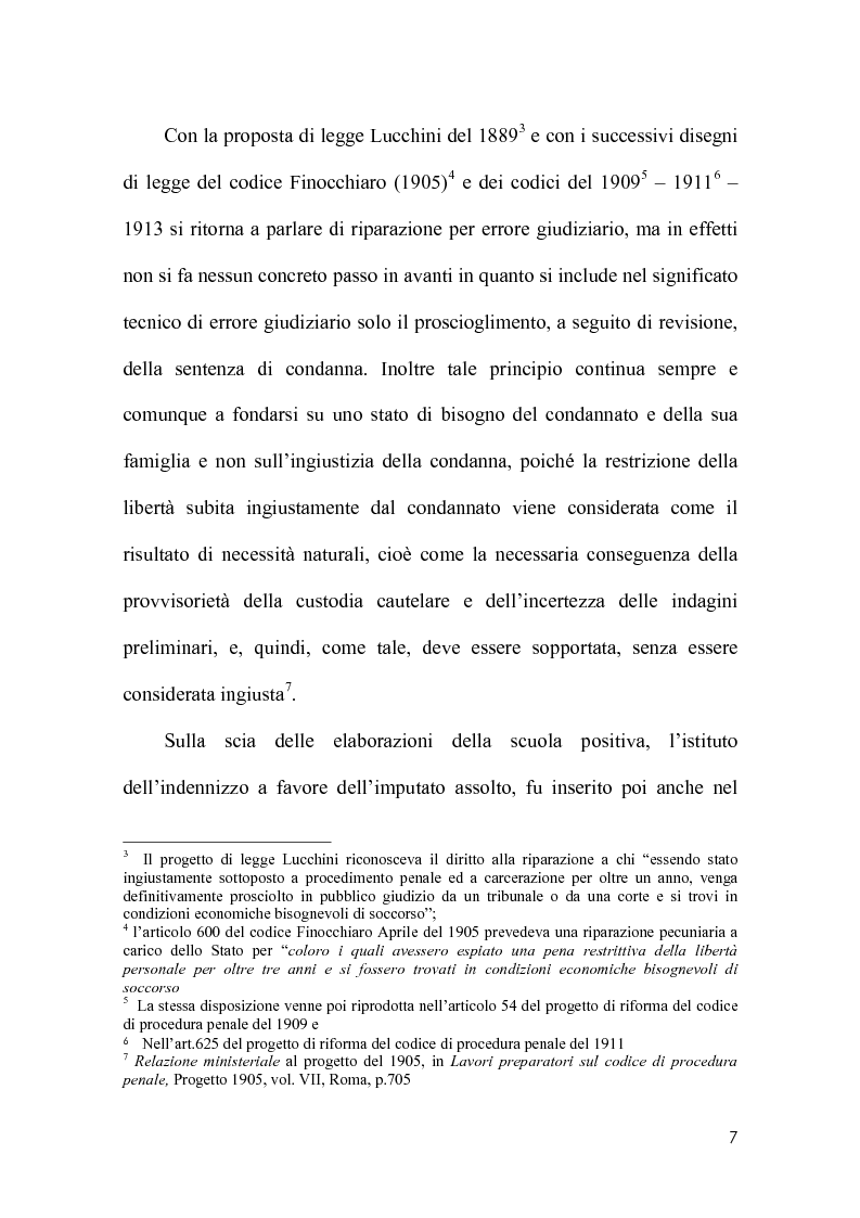 Anteprima della tesi: La riparazione per ingiusta detenzione alla luce della sentenza della corte costionale n.219 del 2008, Pagina 4