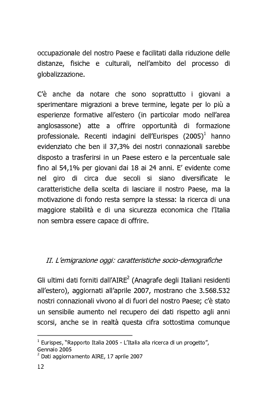 Anteprima della tesi: L'Italia vista dal mondo – Indagine sulla tv per gli italiani all'estero, Pagina 5