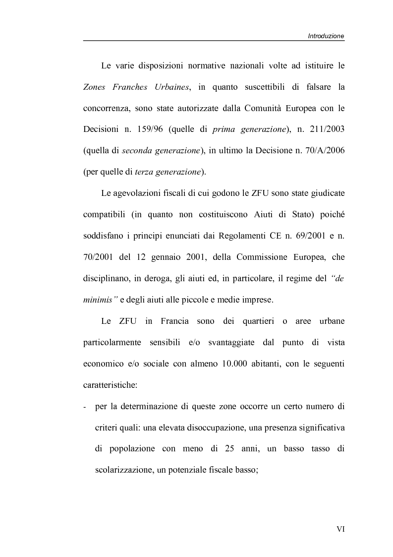 Anteprima della tesi: Zone Franche Urbane, Pagina 6