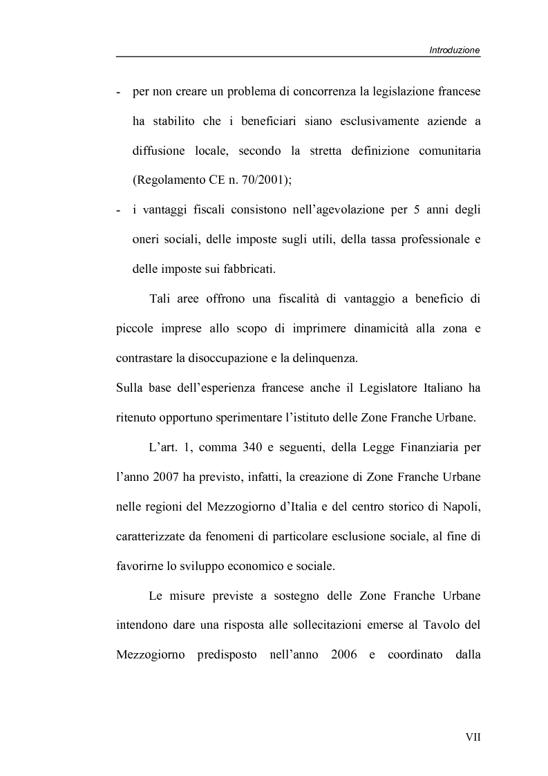 Anteprima della tesi: Zone Franche Urbane, Pagina 7