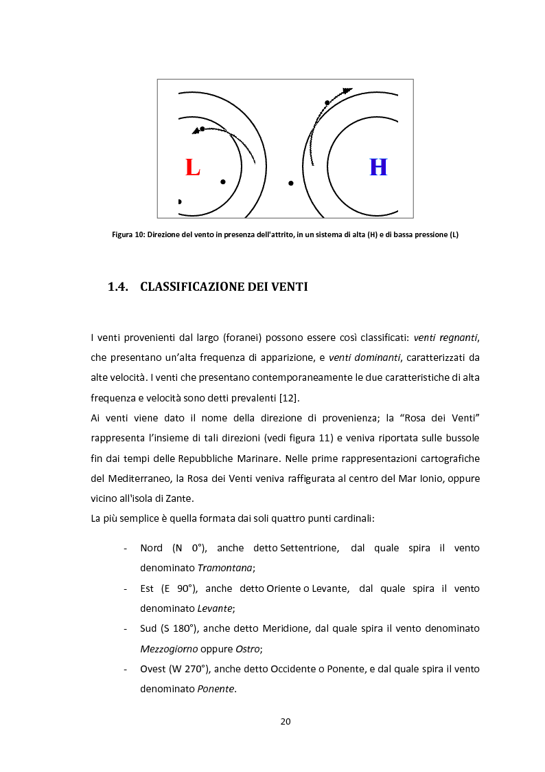 Anteprima della tesi: Valutazione del potenziale eolico dell’area di Vallata (AV) con l’utilizzo di modelli meteorologici ad area limitata, Pagina 10