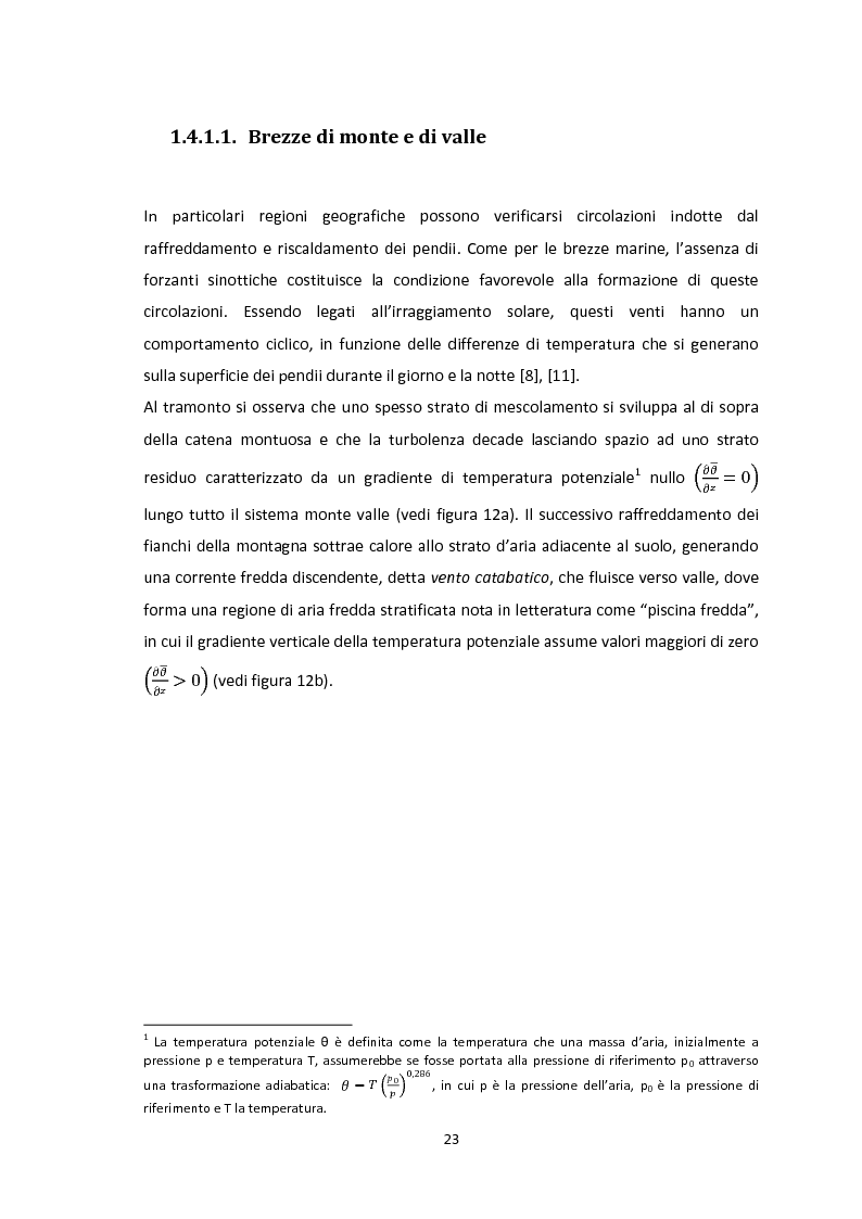 Anteprima della tesi: Valutazione del potenziale eolico dell’area di Vallata (AV) con l’utilizzo di modelli meteorologici ad area limitata, Pagina 13