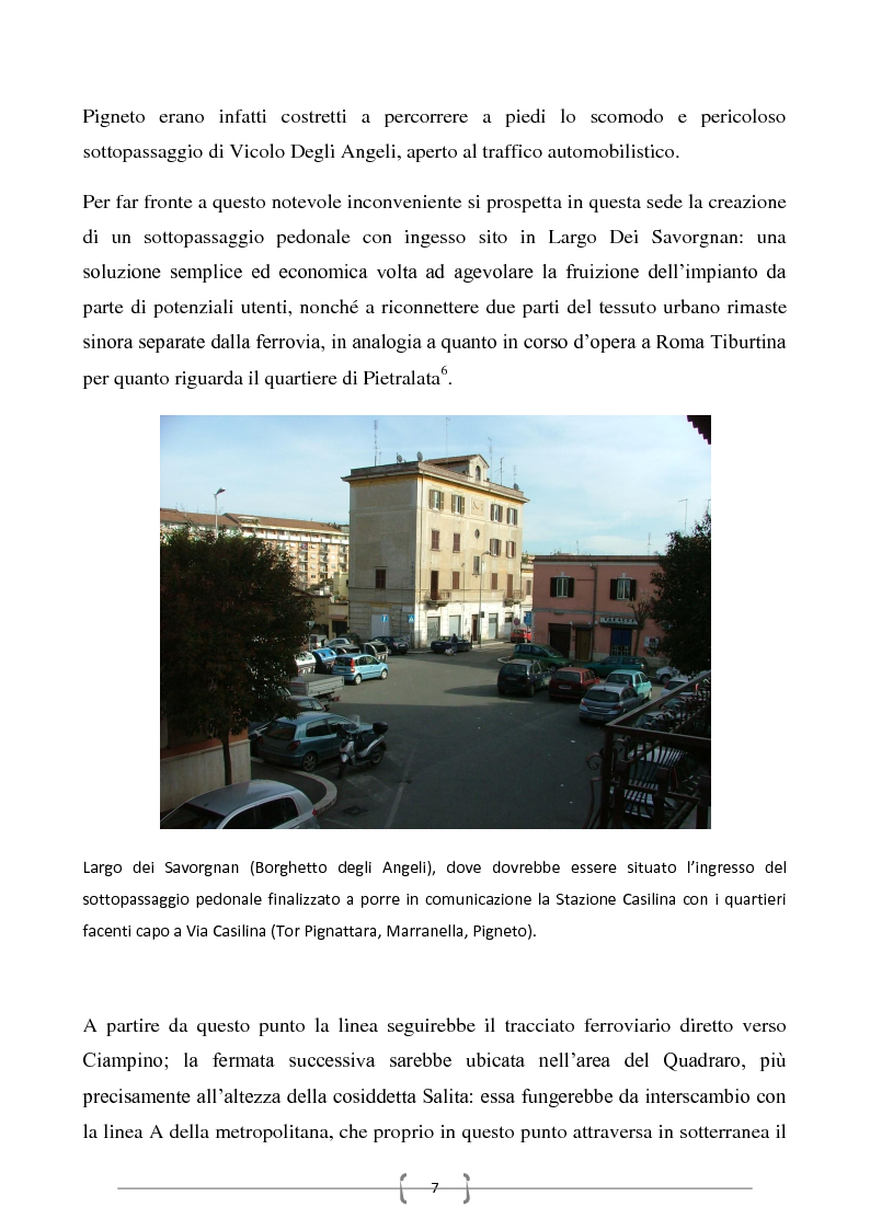 Anteprima della tesi: Progetto per un nuovo sistema di trasporto pubblico nel settore sud-orientale della città di Roma, Pagina 5