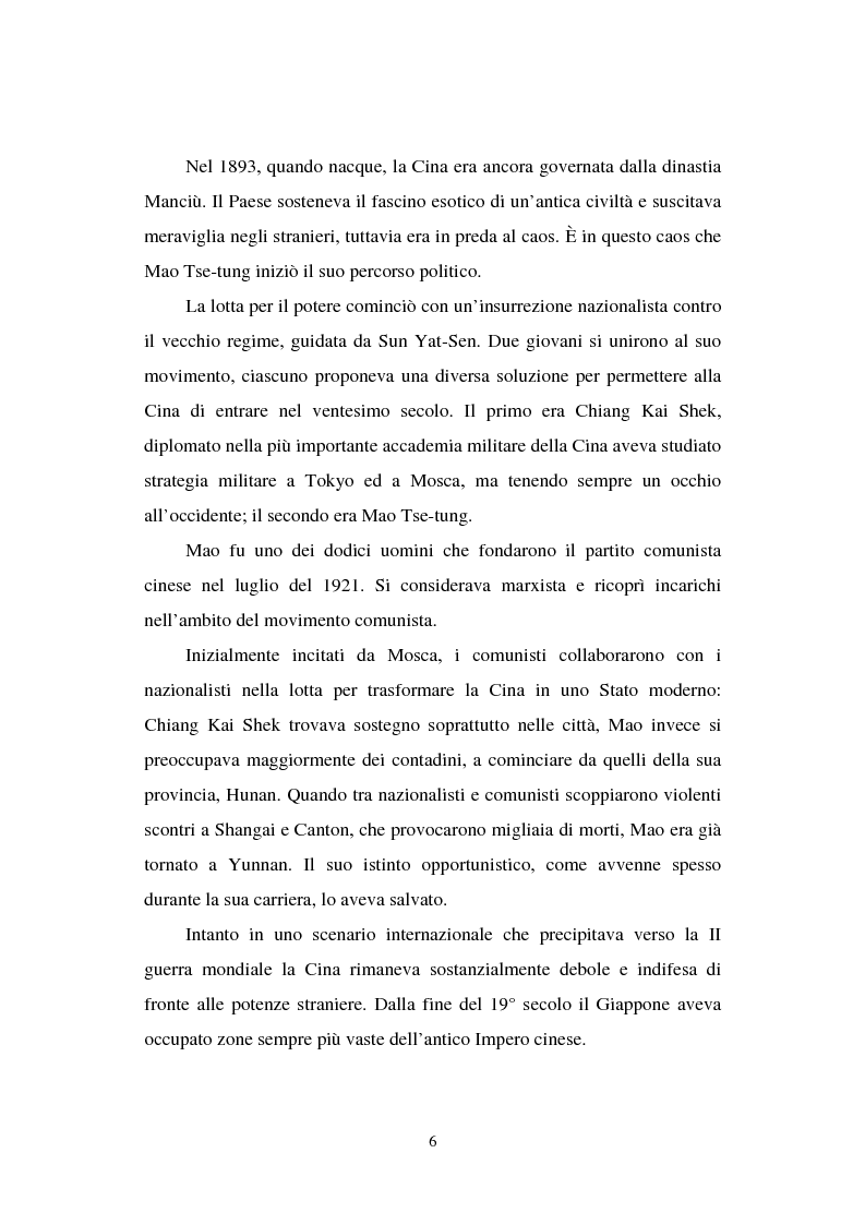 Anteprima della tesi: Dal “Grande Balzo in avanti” alla Grande carestia: 1958-1962 storia di un disastro annunciato, Pagina 2