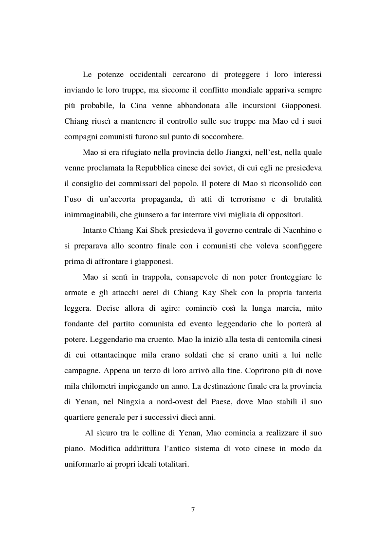 Anteprima della tesi: Dal “Grande Balzo in avanti” alla Grande carestia: 1958-1962 storia di un disastro annunciato, Pagina 3