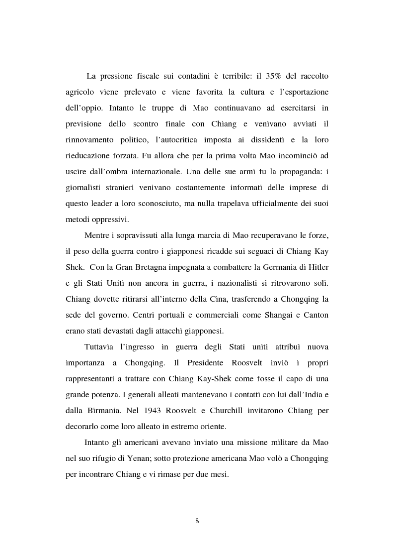 Anteprima della tesi: Dal “Grande Balzo in avanti” alla Grande carestia: 1958-1962 storia di un disastro annunciato, Pagina 4