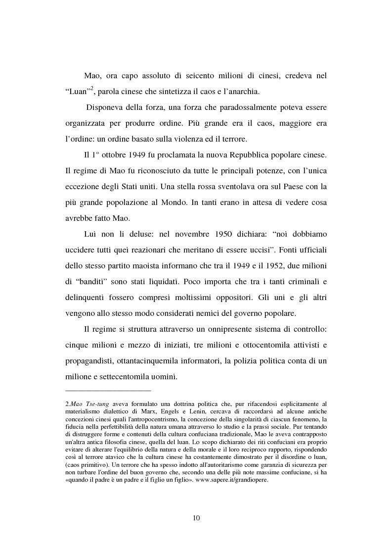 Anteprima della tesi: Dal “Grande Balzo in avanti” alla Grande carestia: 1958-1962 storia di un disastro annunciato, Pagina 6