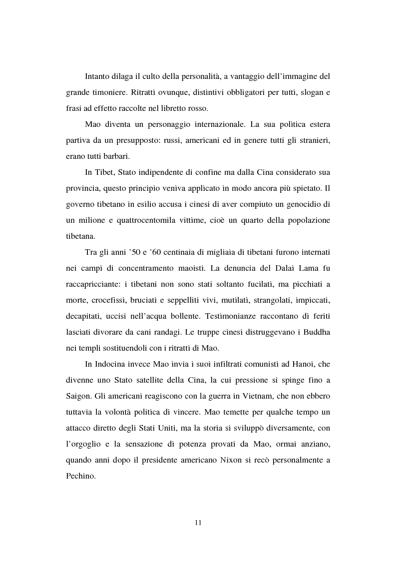 Anteprima della tesi: Dal “Grande Balzo in avanti” alla Grande carestia: 1958-1962 storia di un disastro annunciato, Pagina 7