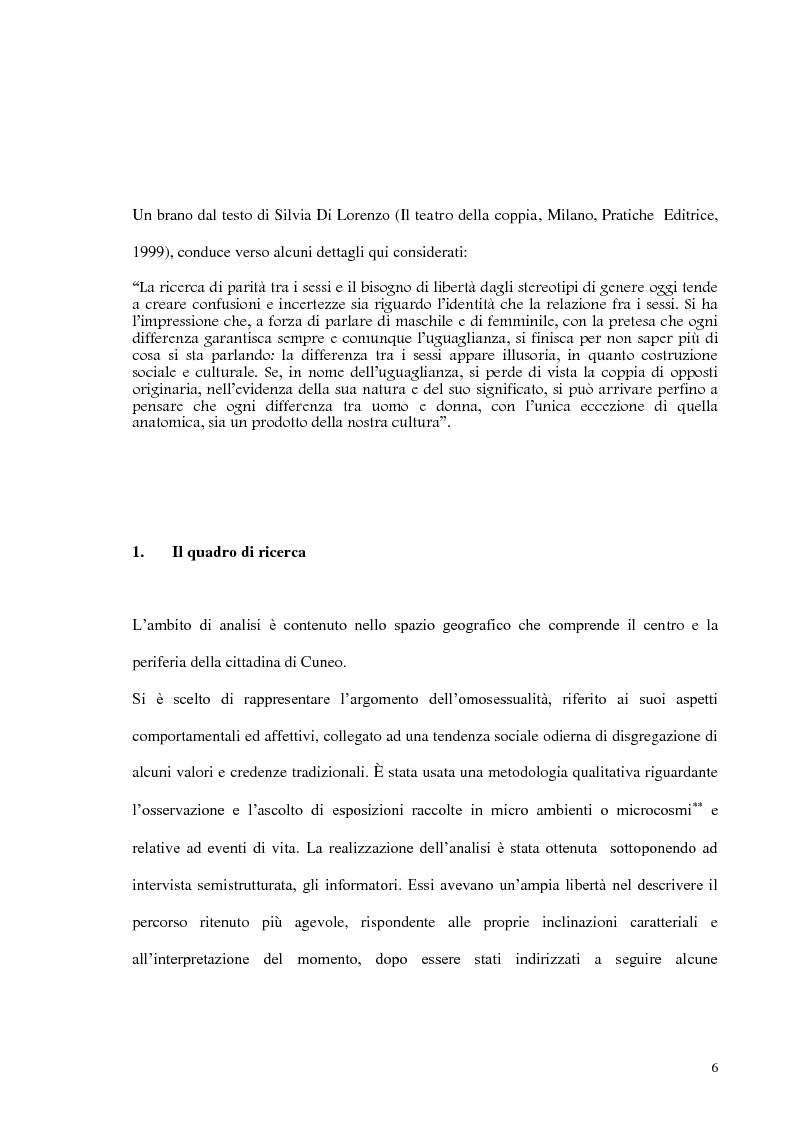 Anteprima della tesi: Modelli di amore e nuove forme di vita: il caso dell'omosessualità, Pagina 4