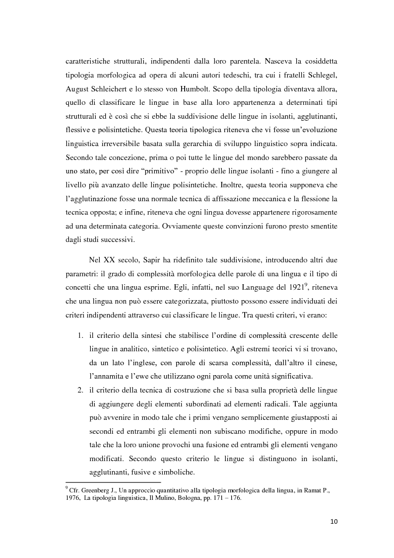 Anteprima della tesi: Didattica ludica dell'italiano alle elementari: il sistema nominale, Pagina 10