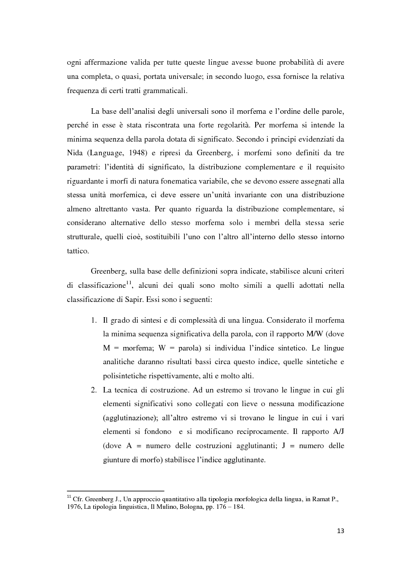 Anteprima della tesi: Didattica ludica dell'italiano alle elementari: il sistema nominale, Pagina 13