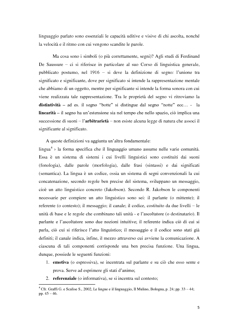 Anteprima della tesi: Didattica ludica dell'italiano alle elementari: il sistema nominale, Pagina 5
