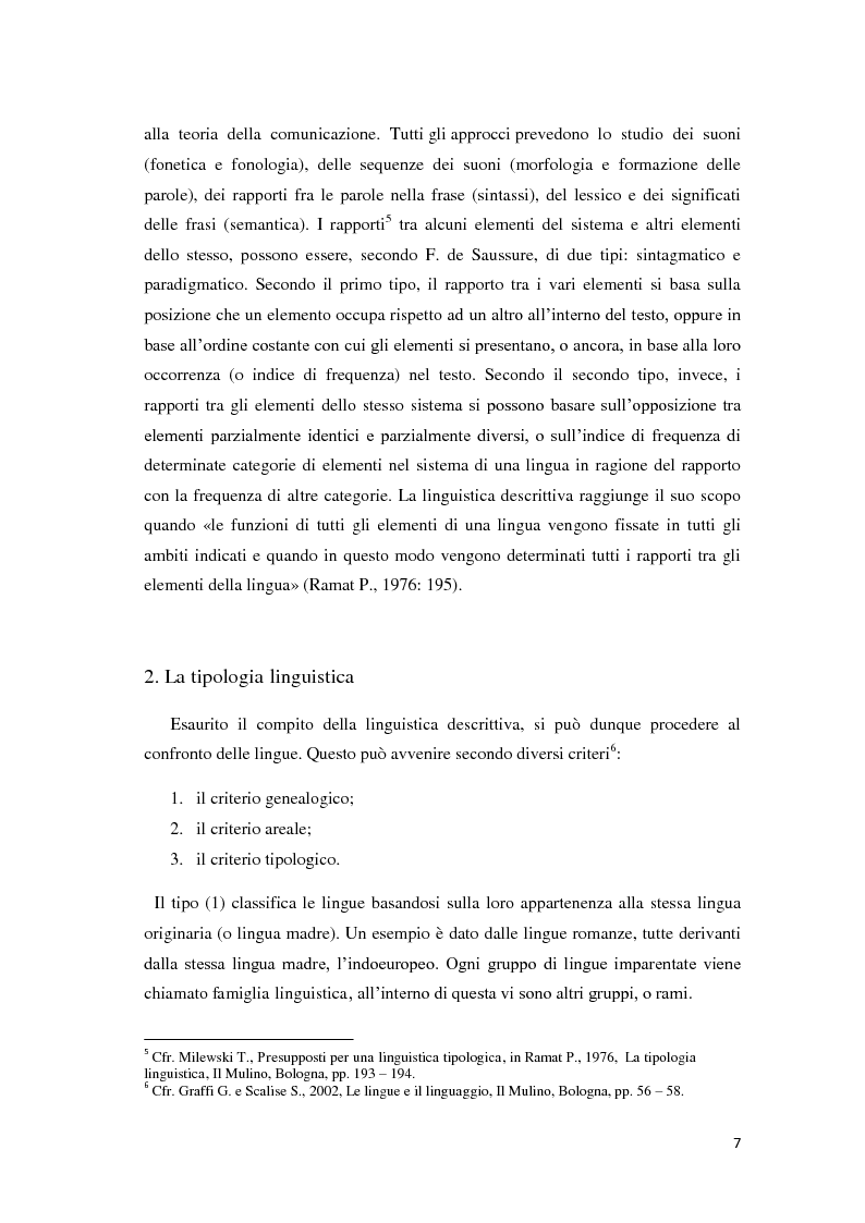 Anteprima della tesi: Didattica ludica dell'italiano alle elementari: il sistema nominale, Pagina 7