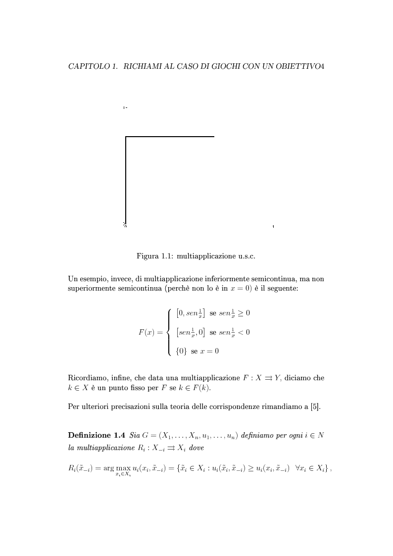 Anteprima della tesi: Giochi non cooperativi con più obiettivi, Pagina 9