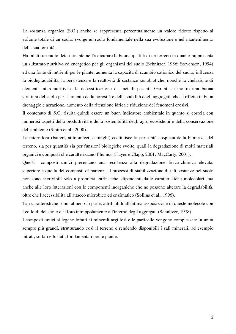 Anteprima della tesi: Analisi di genotossicità di suoli agricoli in colture biologiche e convenzionali di pomodoro, Pagina 2