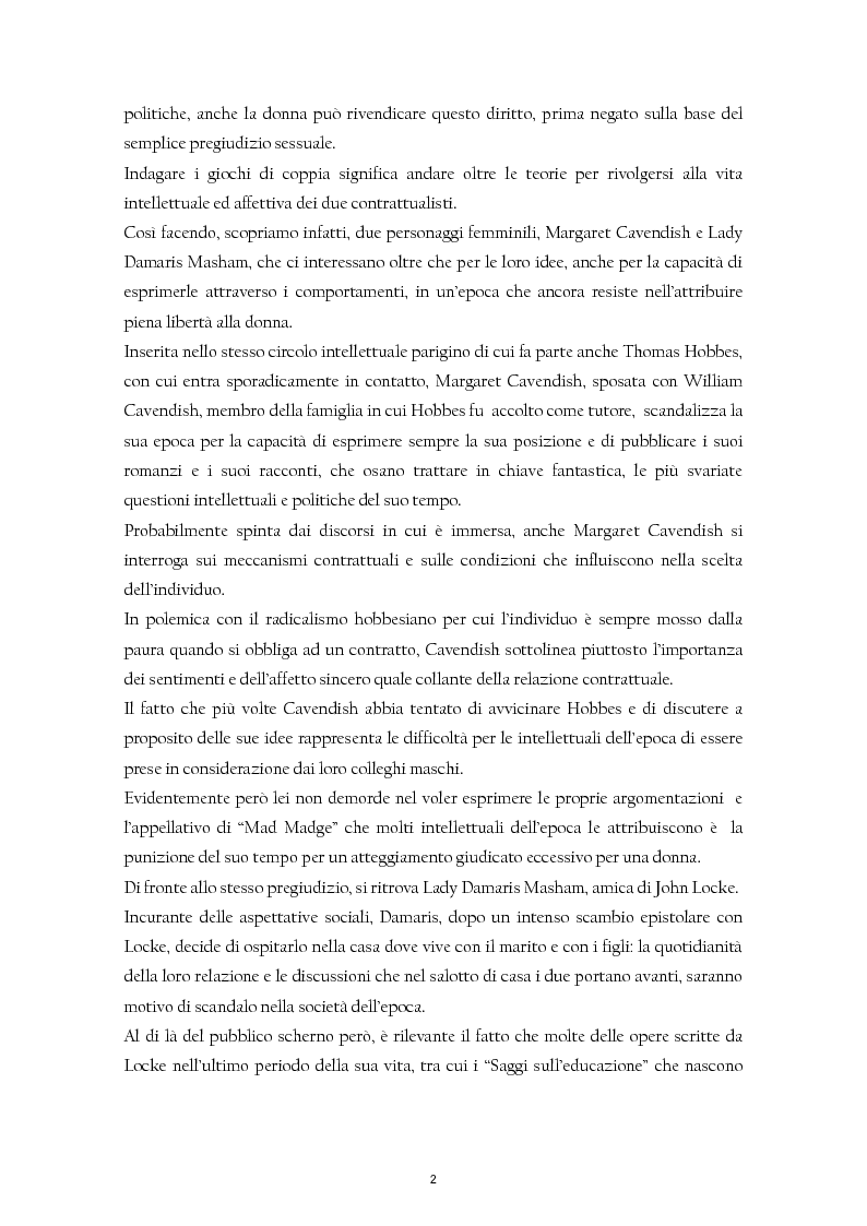Anteprima della tesi: Giochi di coppia. Logiche patriarcali e pensiero politico inglese tra il XVII e il XIX secolo., Pagina 2