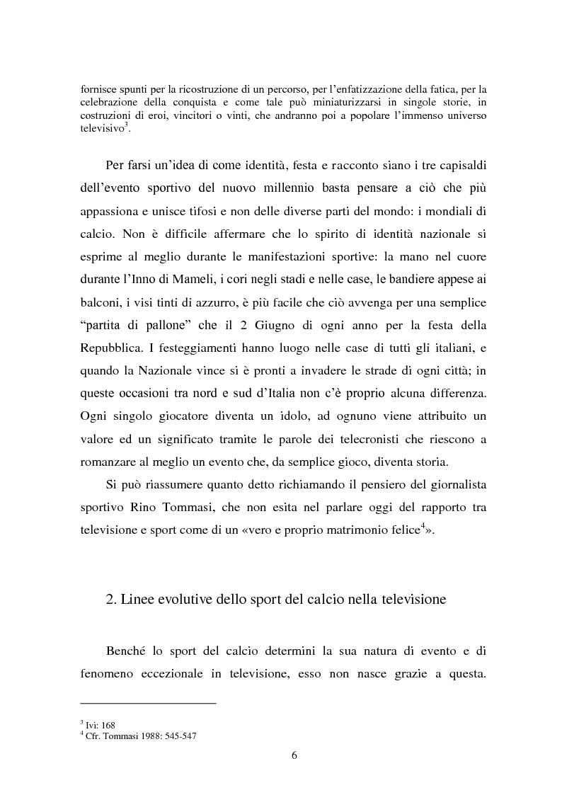 Anteprima della tesi: Il linguaggio della cronaca calcistica in tv: La Domenica Sportiva, Controcampo e Diretta Stadio (2009/2010), Pagina 2