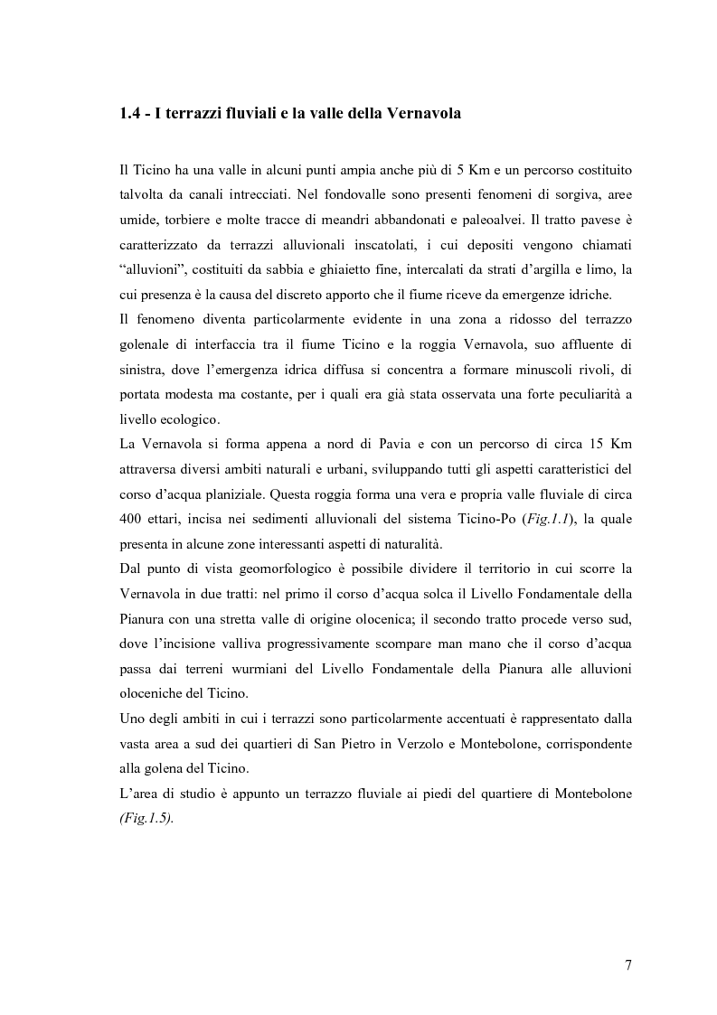 Anteprima della tesi: Dinamica di accrescimento di Leucojum aestivum L. in alcune sorgenti di terrazzo a Pavia, Pagina 7