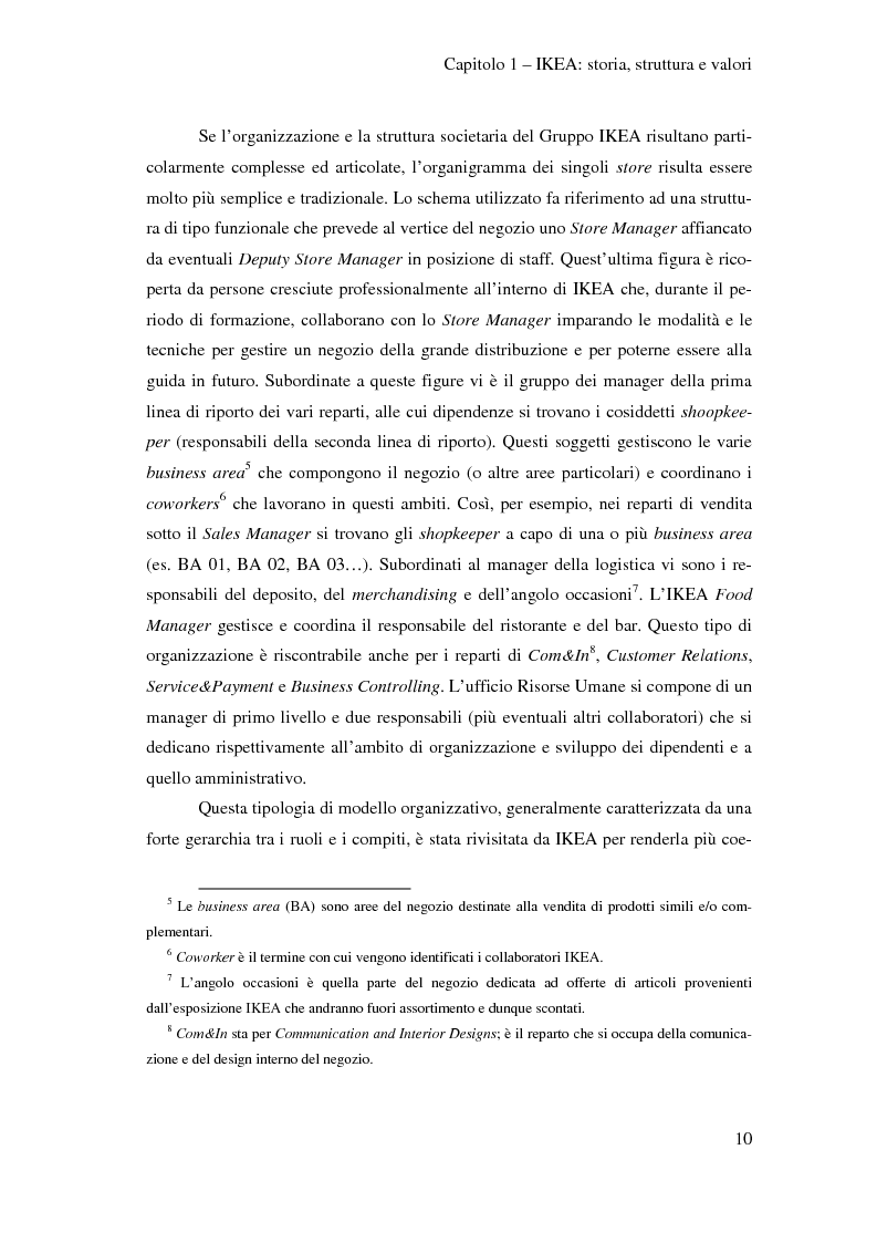 Anteprima della tesi: L'outsourcing di attività ad alta intensità di lavoro: il caso IKEA - Brescia, Pagina 10