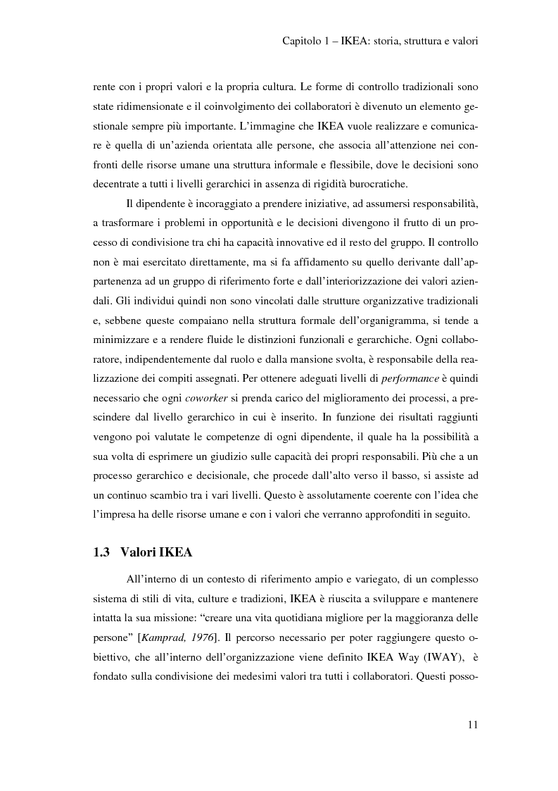 Anteprima della tesi: L'outsourcing di attività ad alta intensità di lavoro: il caso IKEA - Brescia, Pagina 11