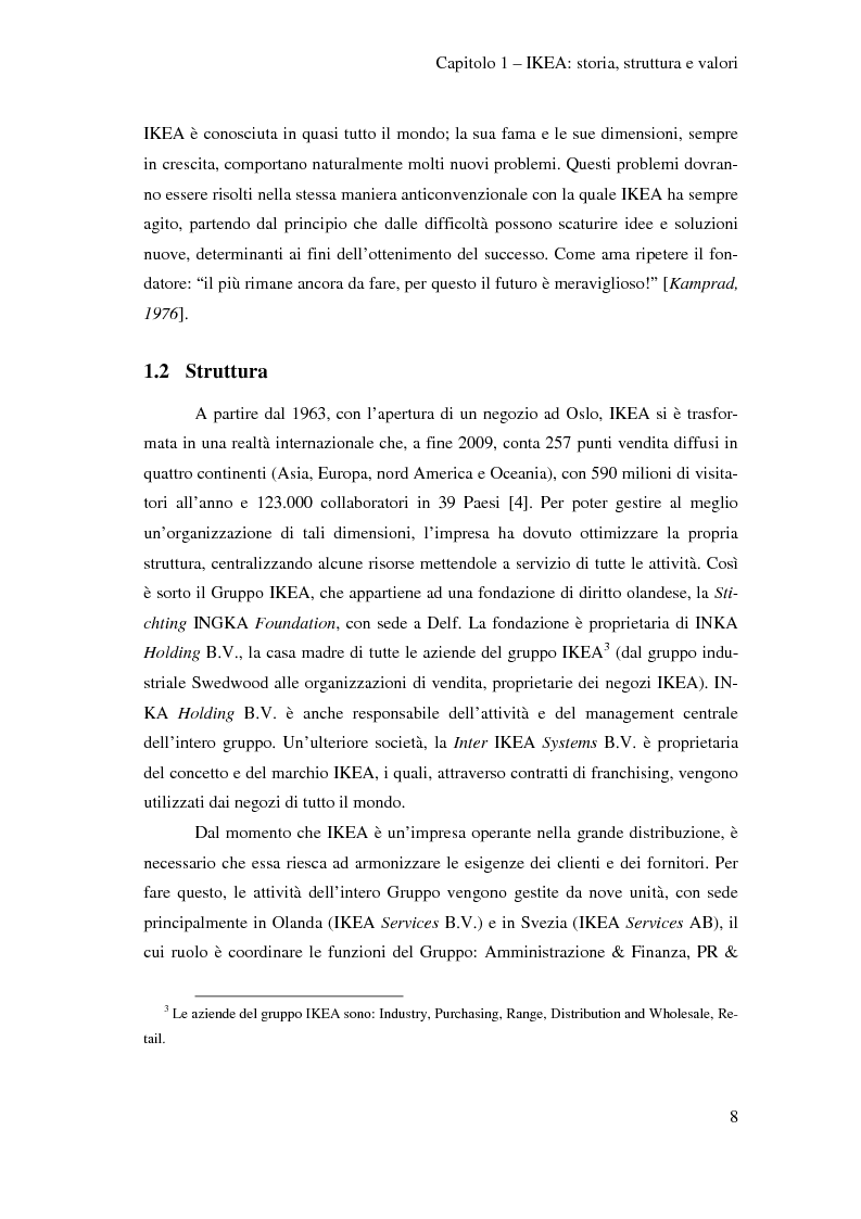 Anteprima della tesi: L'outsourcing di attività ad alta intensità di lavoro: il caso IKEA - Brescia, Pagina 8