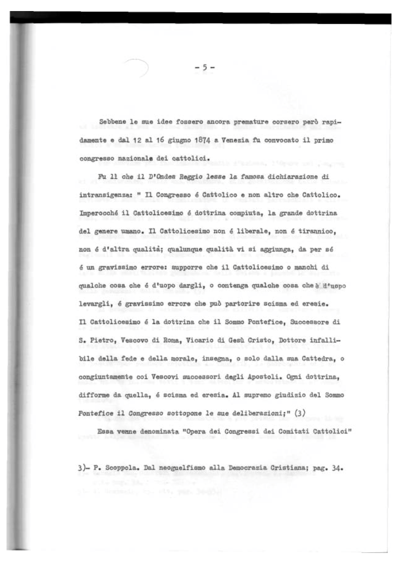 Anteprima della tesi: Il Mutualismo Cattolico a Sestri Ponente nell'ambito del Movimento Sociale Cattolico Ligure (1875-1900), Pagina 5