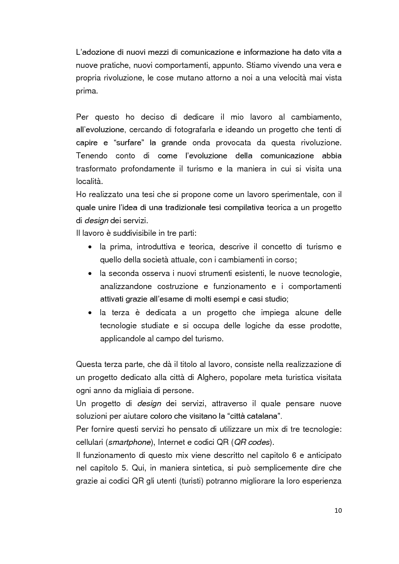 Anteprima della tesi: Alghero QR - La città parla in codice. Tra turismo, web 2.0, servizi mobile e progetti sperimentali., Pagina 4