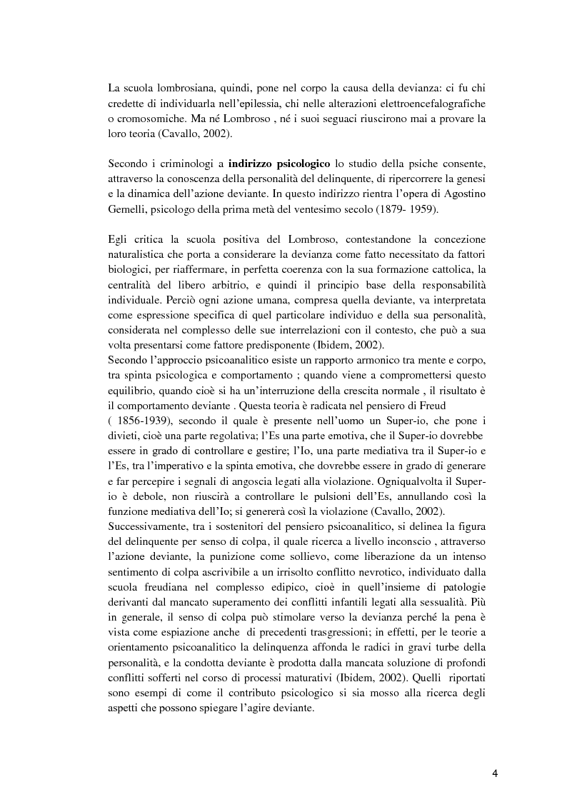 Anteprima della tesi: Il minore dell'area penale e l'inserimento lavorativo nel percorso rieducativo, Pagina 3