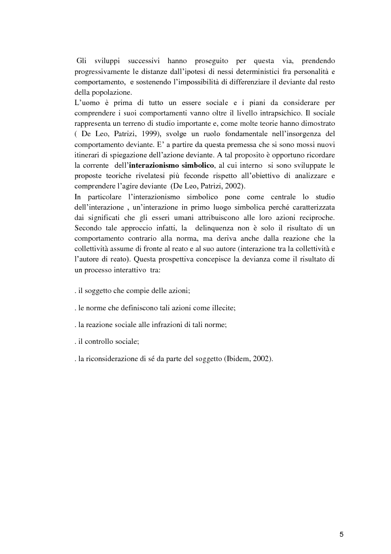 Anteprima della tesi: Il minore dell'area penale e l'inserimento lavorativo nel percorso rieducativo, Pagina 4