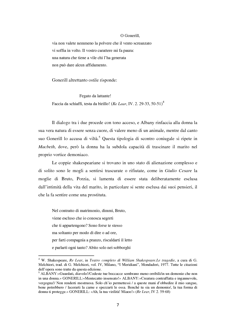 Anteprima della tesi: La metamorfosi della femminilità nei Sonetti, nell’Amleto e nel Macbeth di William Shakespeare, Pagina 7