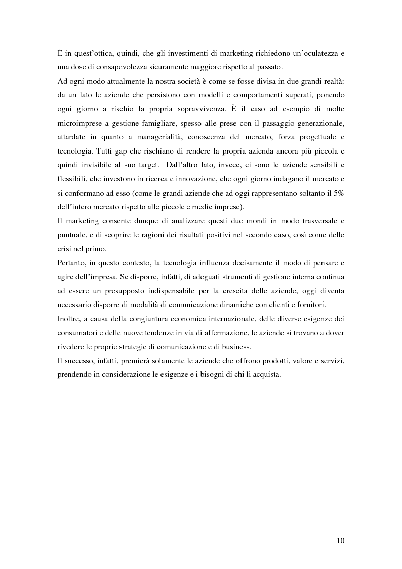 Anteprima della tesi: Marketing e ICT, Pagina 6