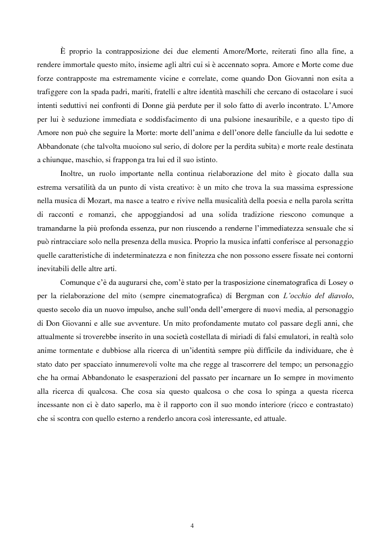 Anteprima della tesi: Il mito di Don Giovanni tra arte e psicanalisi, Pagina 4