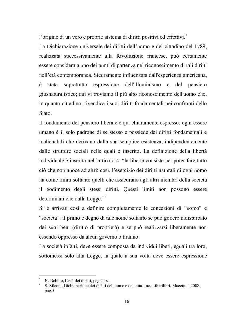 Anteprima della tesi: Universalità dei diritti e filosofia dell'economia politica, Pagina 10