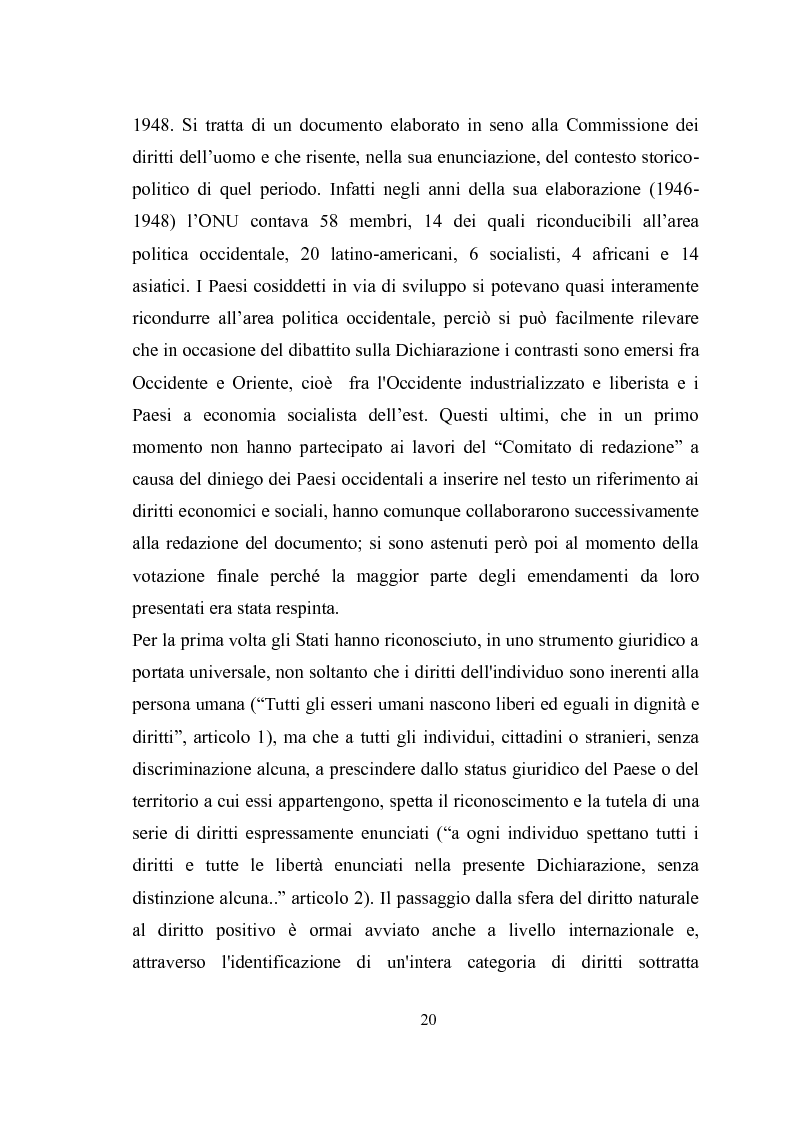 Anteprima della tesi: Universalità dei diritti e filosofia dell'economia politica, Pagina 14