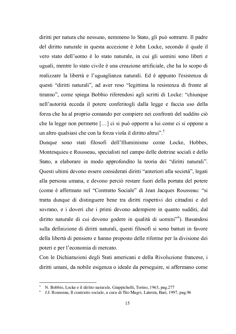 Anteprima della tesi: Universalità dei diritti e filosofia dell'economia politica, Pagina 9