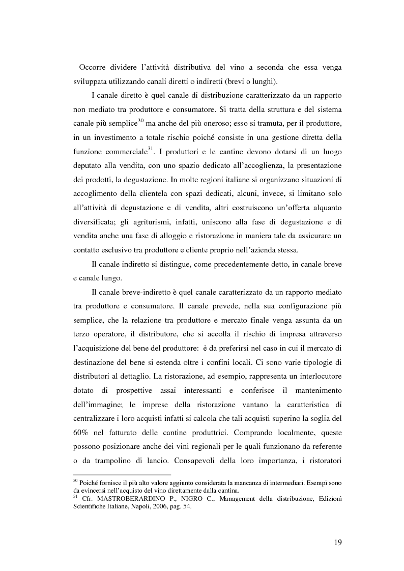 Anteprima della tesi: Strategie e politiche distributive e di branding tra terroir e imprese nella filiera vitivinicola: il caso Castello Banfi in Toscana, Pagina 13