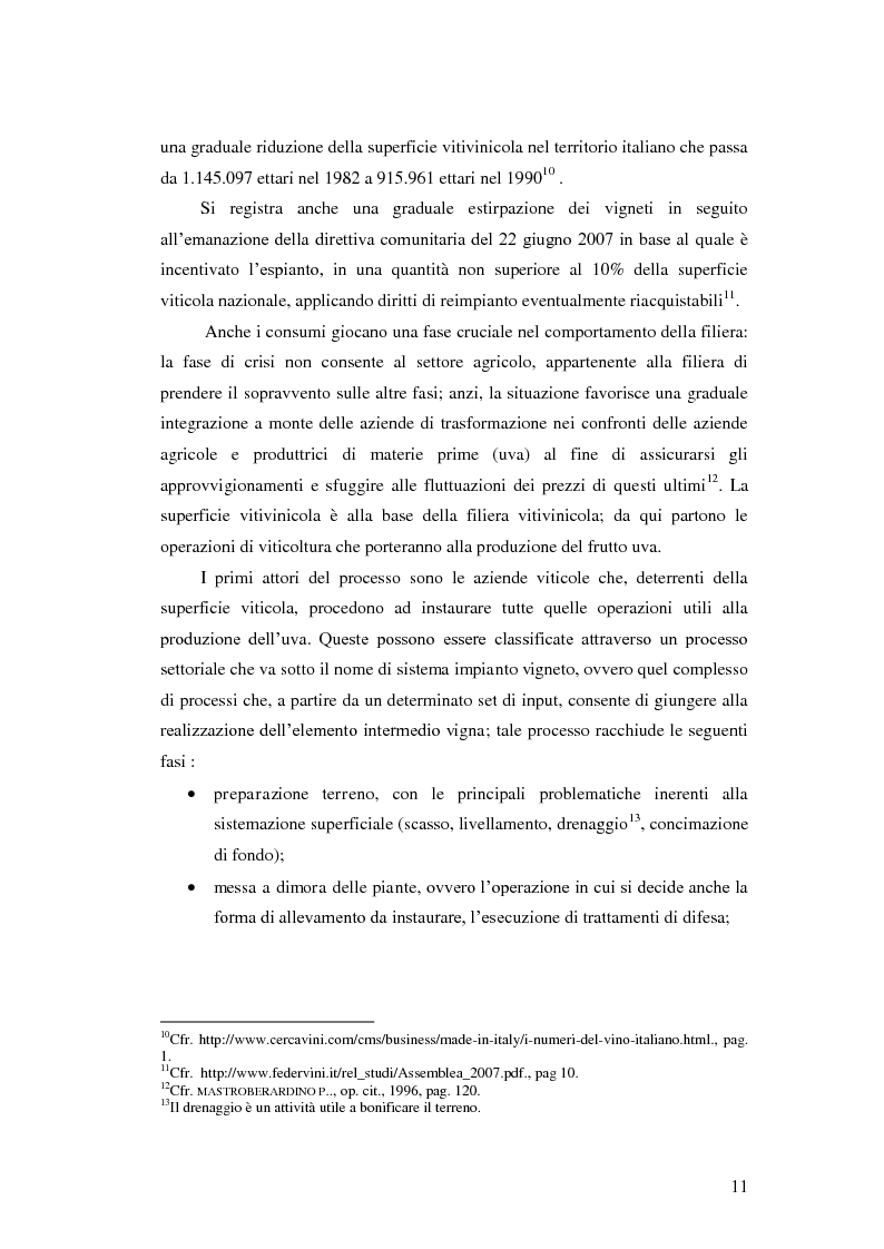 Anteprima della tesi: Strategie e politiche distributive e di branding tra terroir e imprese nella filiera vitivinicola: il caso Castello Banfi in Toscana, Pagina 5