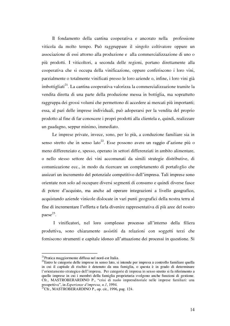 Anteprima della tesi: Strategie e politiche distributive e di branding tra terroir e imprese nella filiera vitivinicola: il caso Castello Banfi in Toscana, Pagina 8