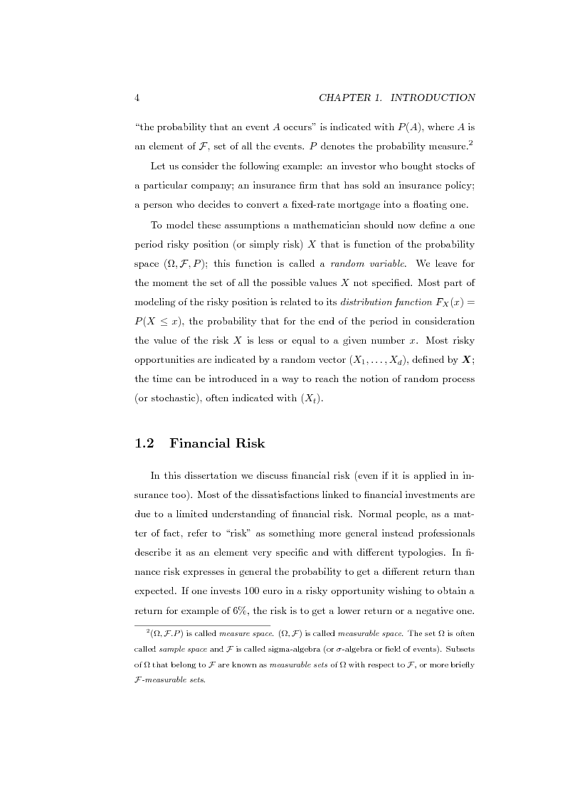 Anteprima della tesi: Measures of Contribution for Portfolio Risk, Pagina 4