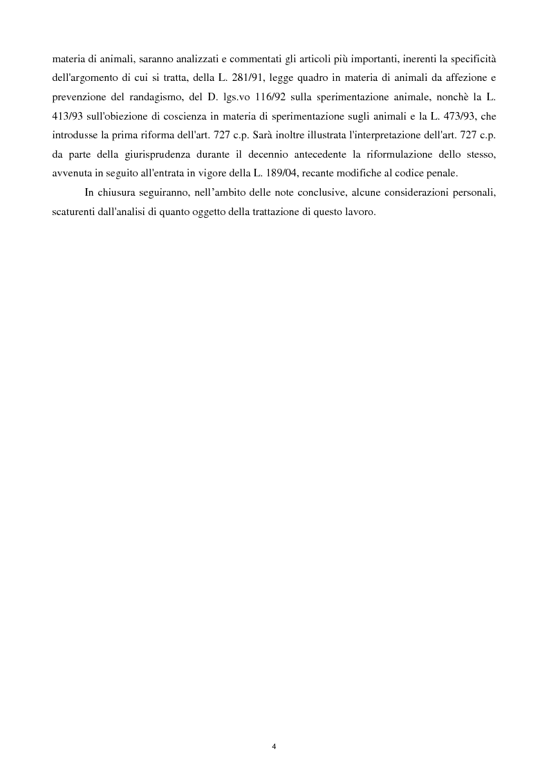 Anteprima della tesi: Etica e tutela dei diritti degli animali domestici, Pagina 2