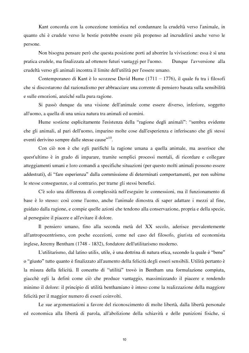 Anteprima della tesi: Etica e tutela dei diritti degli animali domestici, Pagina 8