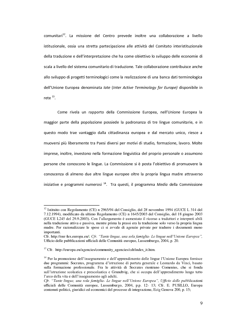 Anteprima della tesi: Traduzione commentata di alcuni passi tratti dagli studi compiuti su un Codice Civile Europeo, Pagina 4