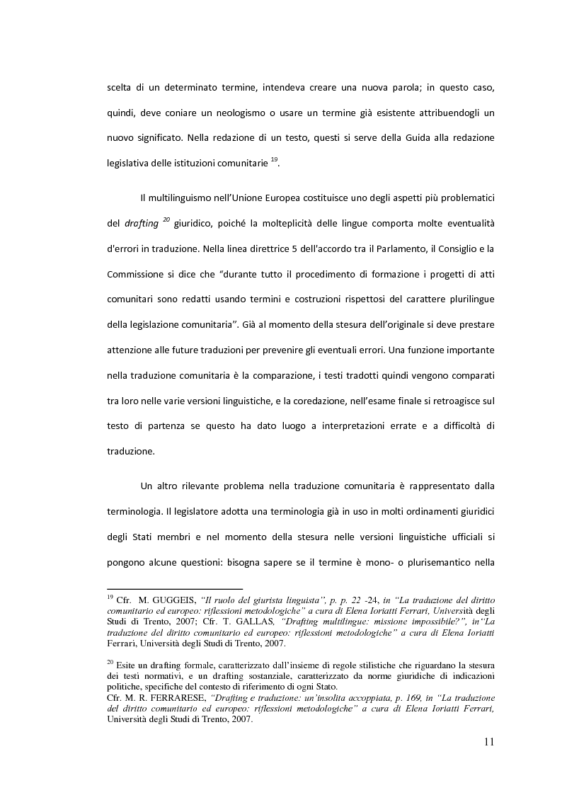 Anteprima della tesi: Traduzione commentata di alcuni passi tratti dagli studi compiuti su un Codice Civile Europeo, Pagina 6