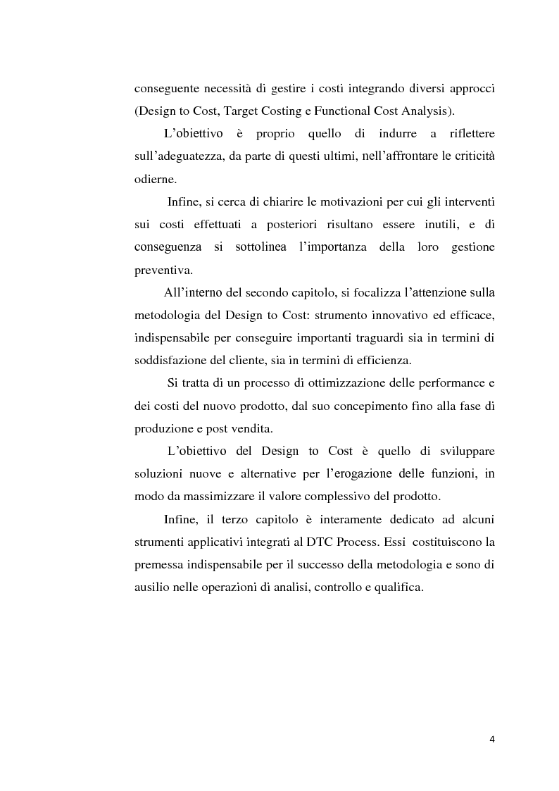 Anteprima della tesi: Il Design to Cost come strumento di supporto alla progettazione, Pagina 2
