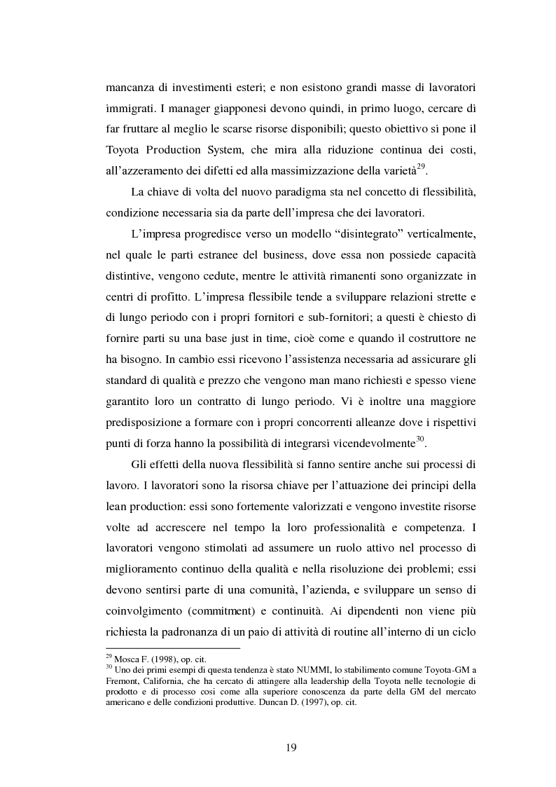 Estratto dalla tesi: Le strategie di internazionalizzazione nel settore della componentistica auto: il caso Brembo