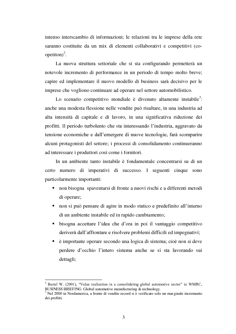 Anteprima della tesi: Le strategie di internazionalizzazione nel settore della componentistica auto: il caso Brembo, Pagina 3