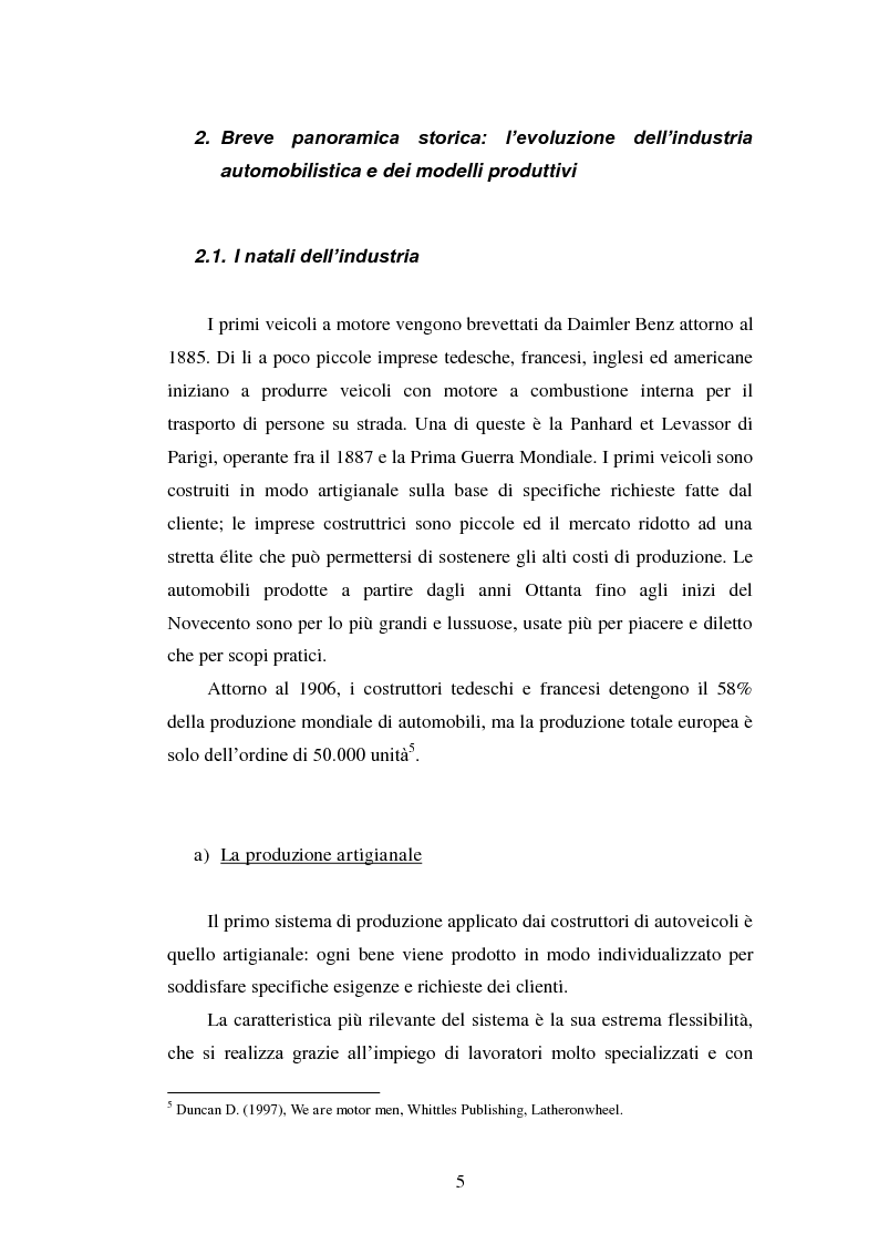 Anteprima della tesi: Le strategie di internazionalizzazione nel settore della componentistica auto: il caso Brembo, Pagina 5