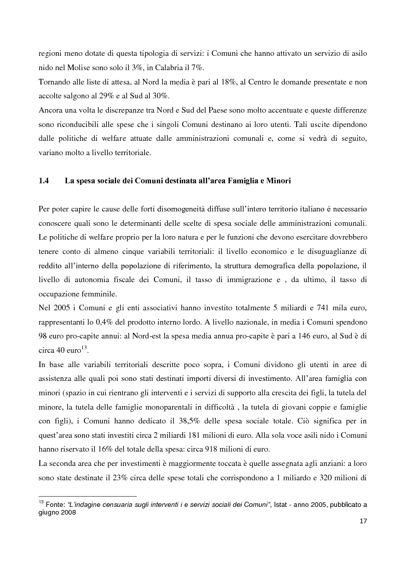 Estratto dalla tesi: Servizi socioeducativi in Lombardia