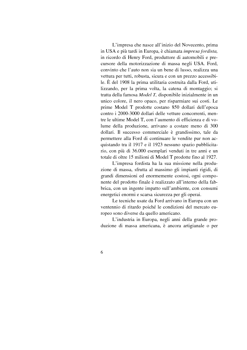 Anteprima della tesi: Il marketing mix nel comparto automobilistico. L'analisi del case study Fiat., Pagina 6