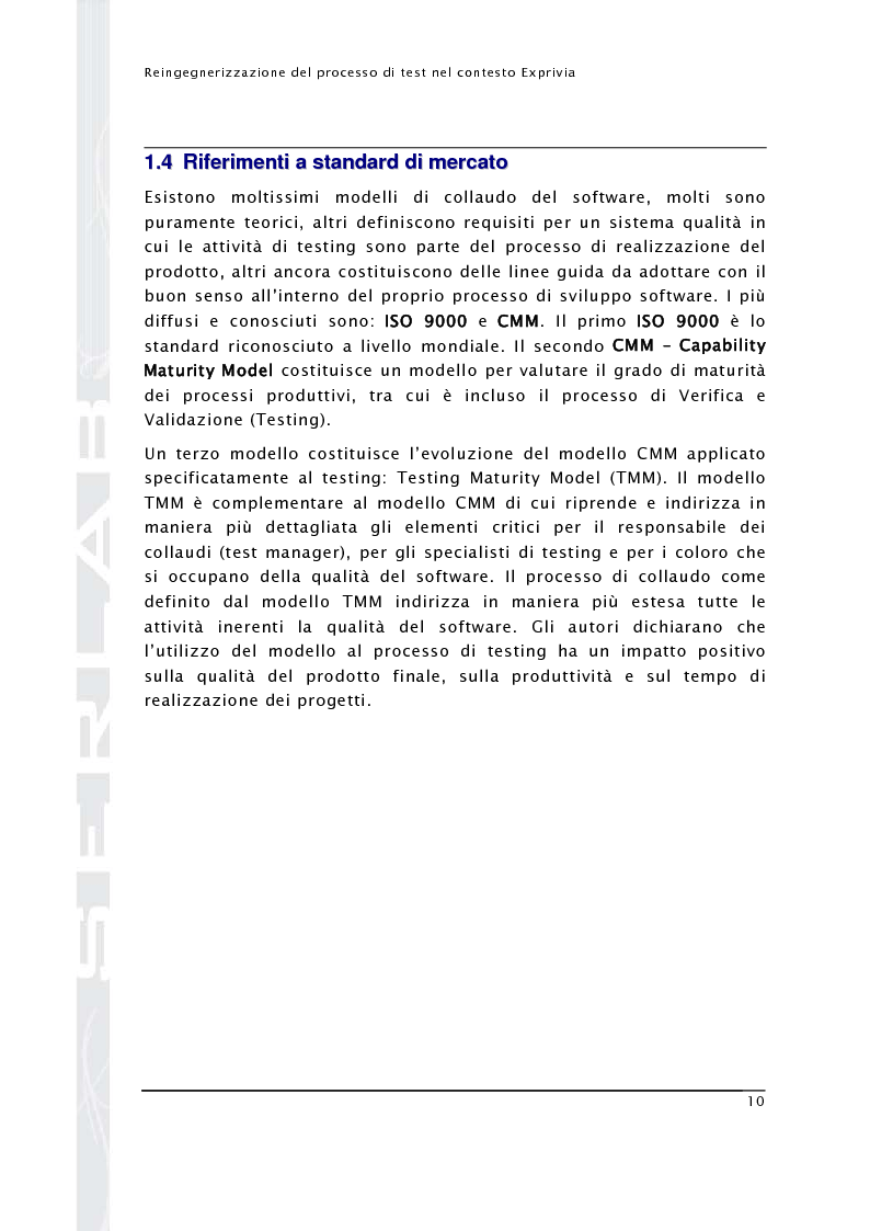 Anteprima della tesi: Reingegnerizzazione del processo di test nel contesto Exprivia, Pagina 5